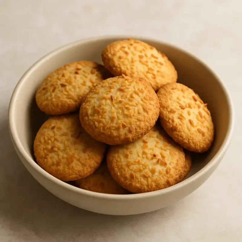 Coconut Cookies Wholesale | 10 Pouches (Each Pouche 100 Grams) | Bulk Cookies Supplier India