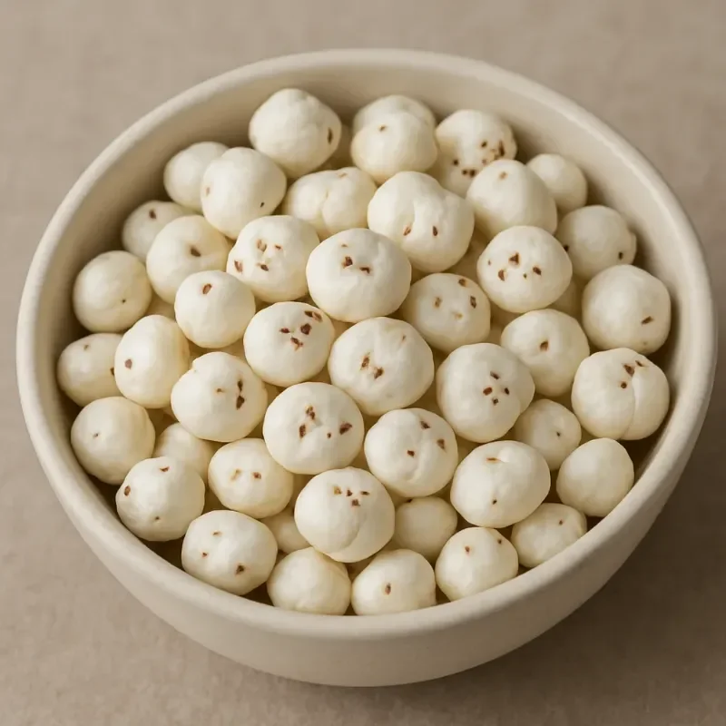 Plain Makhana Wholesale | 10 Pouches (Each Pouche 100 Grams) | Bulk Plain Makhana Supplier India
